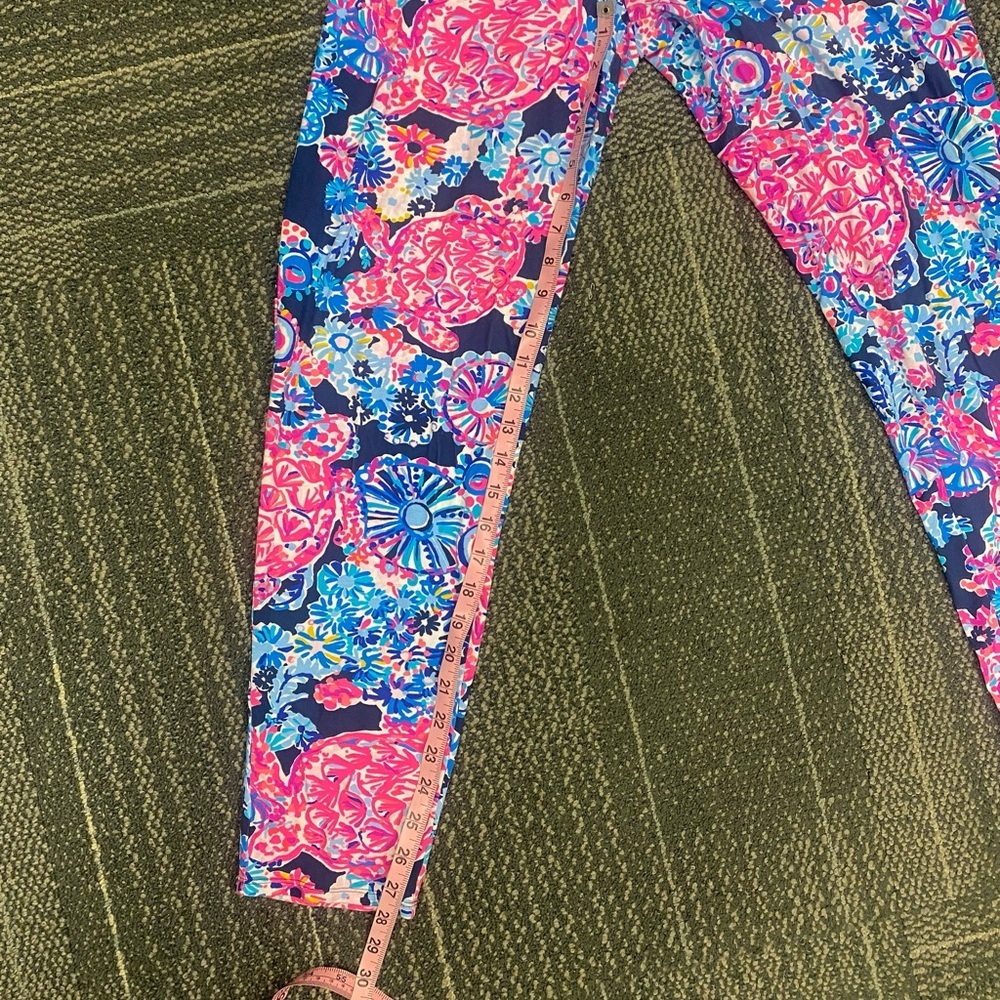 Lilly Pulitzer Dante Jumpsuit Stretchy High Tide Navy Turtle Amazement Size  S - Picture 15 of 16